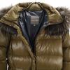 DUVETICA Made In Bulgaria Down Coat 40 Khaki Women Used