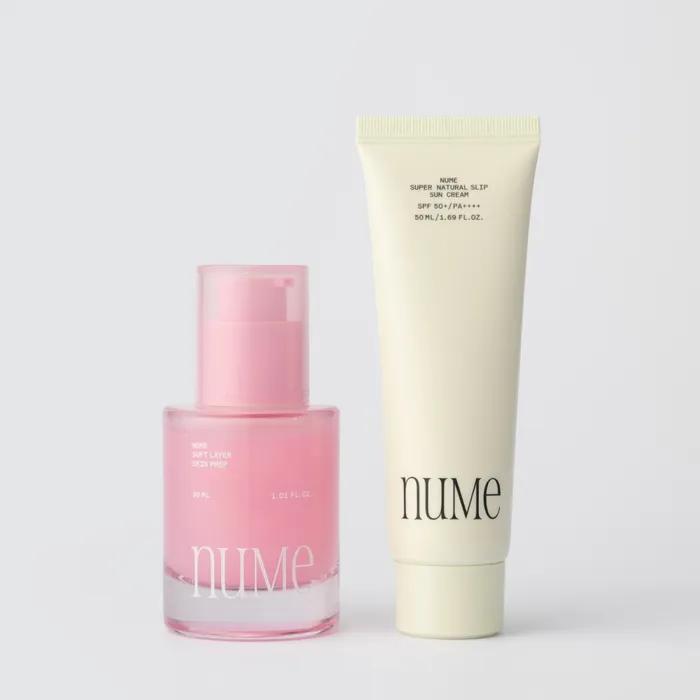 [SET] Adhesive Glow Moisture Base Prep 30ml + Foundation-Free Collagen Tone-Up Sun Cream 50ml