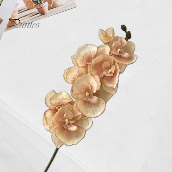 Orhidee artificiale, flori de mătase, realistă, pentru petrecere de nuntă, birou, centru de masă, decorare pentru ramură florală artificială Phalaenopsis