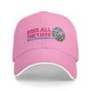 Kiss All The Time Disco Occasionally Harrys Baseball Caps Hip Hop Styles Sandwich Hat Unisex Style Adjustable Caps Hat Outdoor