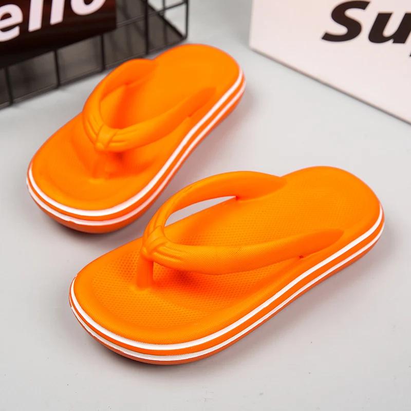 Men's Flip Flops Summer 2024 Female Shoes Thick Bottom EVA Non-slip Slide Slippers Outdoor Indoor Couples Shoes Chaussure Femme
