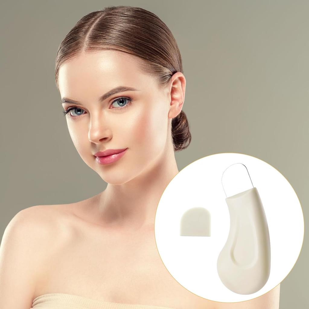 Blackhead Remover Tool, Silicone Nose Blackhead Remover Scraper Skin Spatula Face Scrubber Mild and Safe Pore Extractor Perfect Deep Cleaning Master