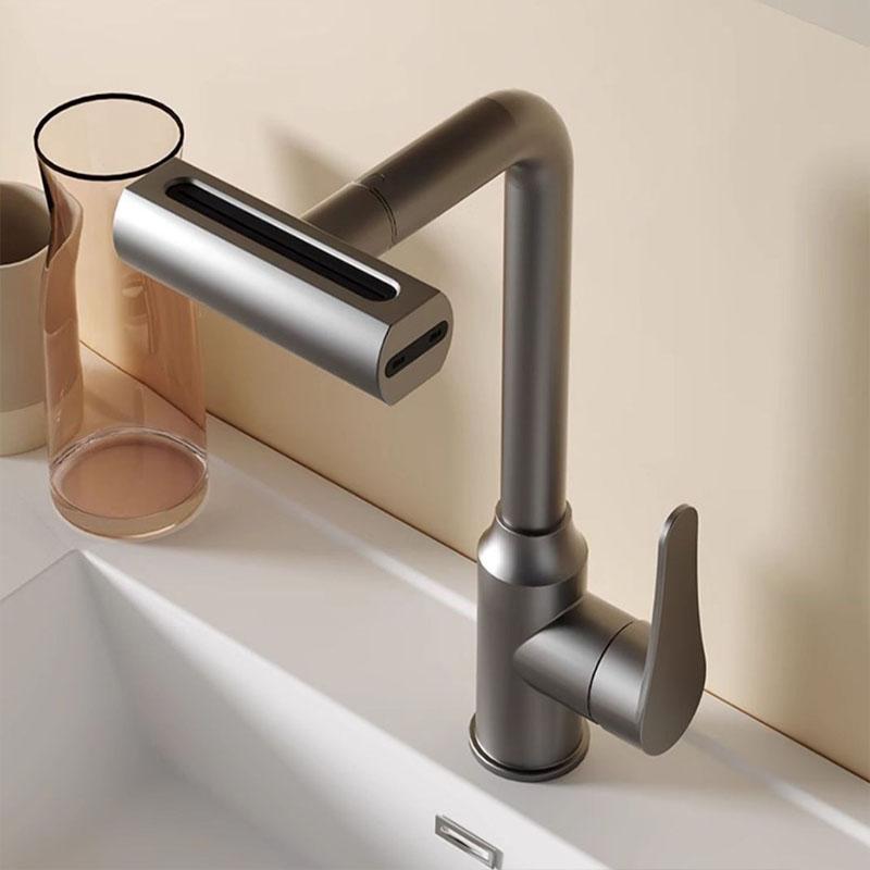 4 Mode Basin Faucet Bathroom Kitchen Sink Faucet Stainless Steel Hot and Cold Tap Toilet Water Mixer Tap Bathroom Accessories