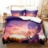 3D-Druck Anime Re Zero Rem Ram Emilia Bettwäsche-Set Jungen Mädchen Twin Queen King Size Bettbezug Kissenbezug Bett Jungen Erwachsene Werkzeug