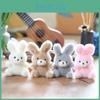Rabbit Bear Cute Bunny Plush Keychain Pp Cotton Kids Adults Decoration Backpack