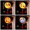 Portable Round Flower Lamp Traditional LED Lantern Toys Antique Lantern  Mid-Autumn Festival