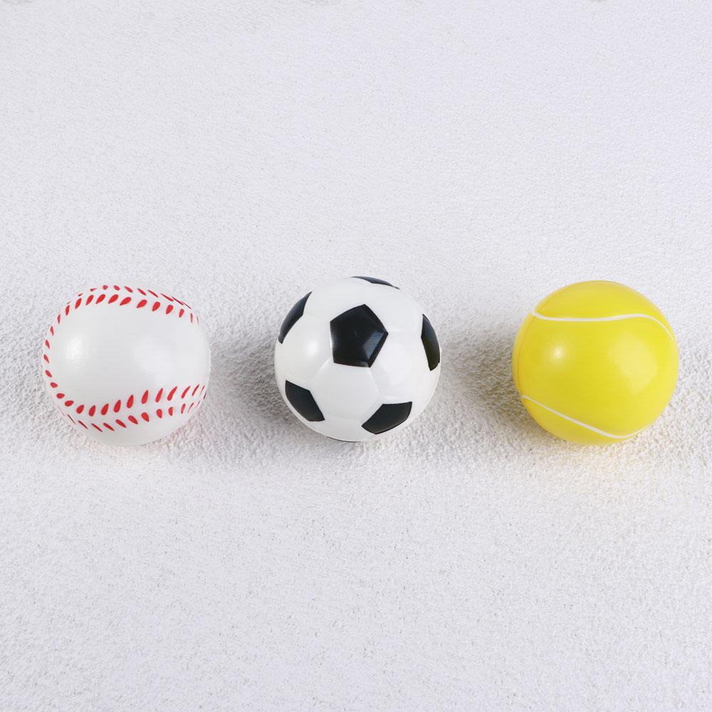 Football Basketball Baseball Foam Rubber Ball Antistress Toys Squeeze Hand Ball Toys Slow Rising