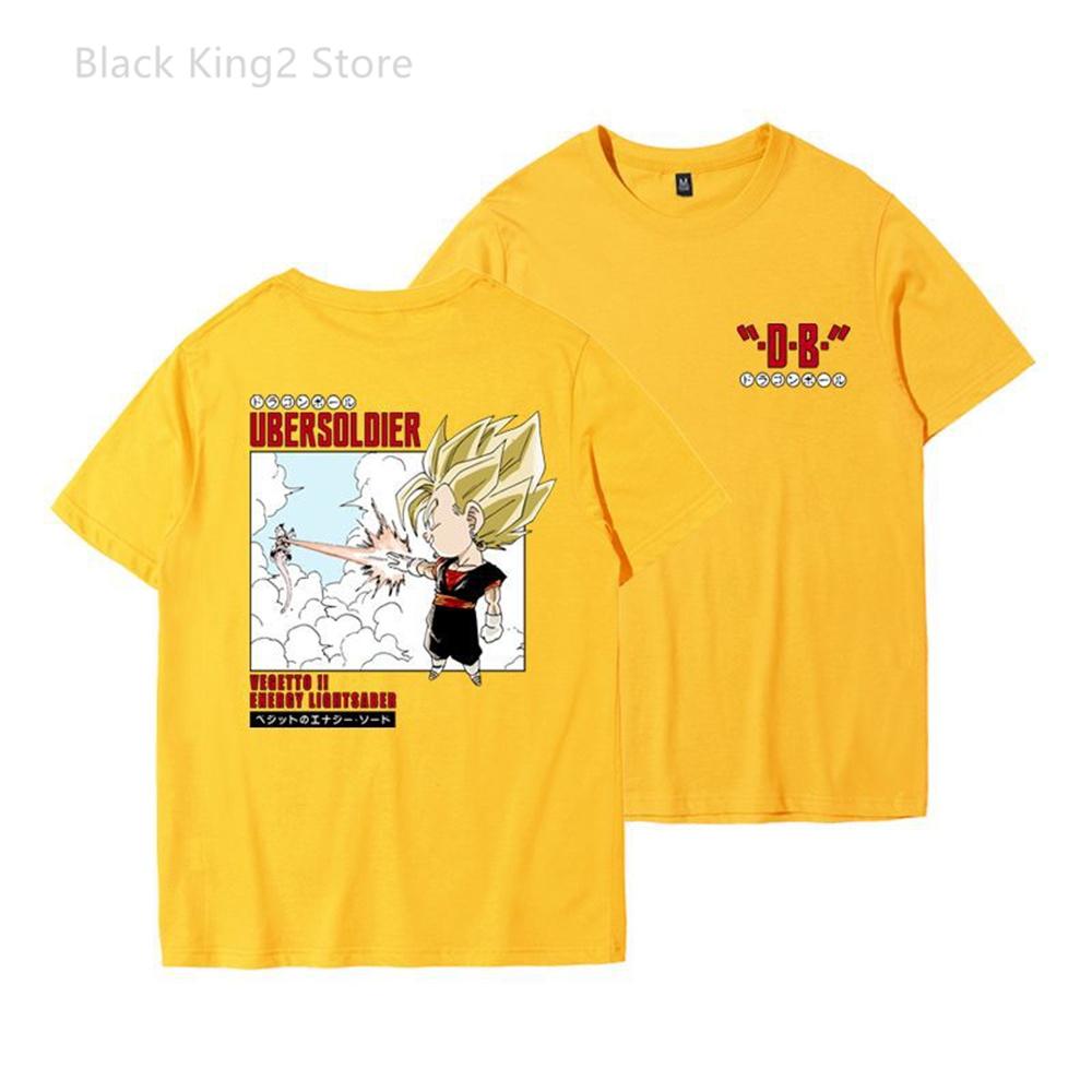 

Футболка с коротким рукавом с графическим принтом для мужчин Wukong Vegeta, повседневные свободные хлопковые футболки для мужчин, корейская модная мужская одежда XXXXL