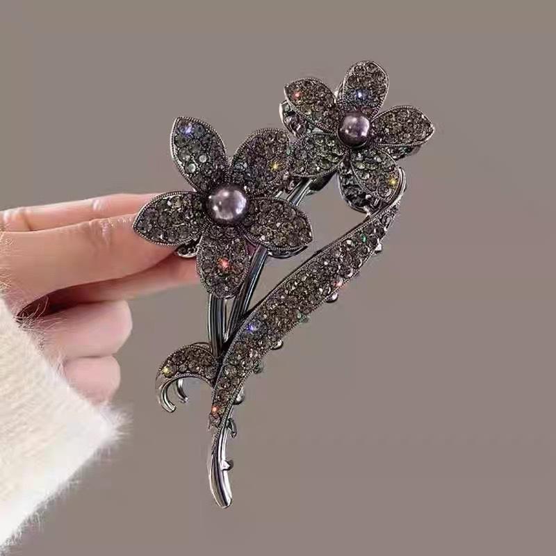 Alloy Womens Back-of-Head Grabber Large High-End Hair Claw Clip Summer 2026 Shark Clip Headpiece Japan and Korean Style