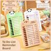 1 Set Chore Chart Children's Self-discipline Punch Card To Do List Reminder  Board  Responsibility