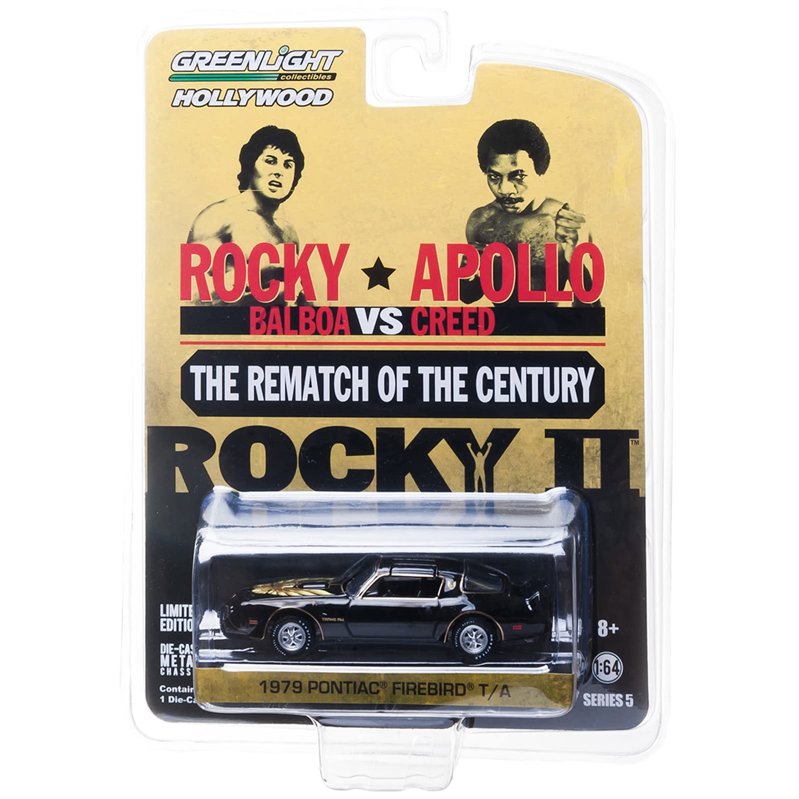 

ROCKY II 1979 Pontiac Firebird Trans Am Rocky Diecast Car 164