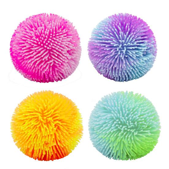Giocattolo Sfera Pelosa Antistress, Sfera Pelosa Spremibile Fidget Toy in TPR, Giocattolo da Scrivania per Ufficio per Alleviare l'Ansia e Aiutare la Concentrazione, Rilassamento della Mano