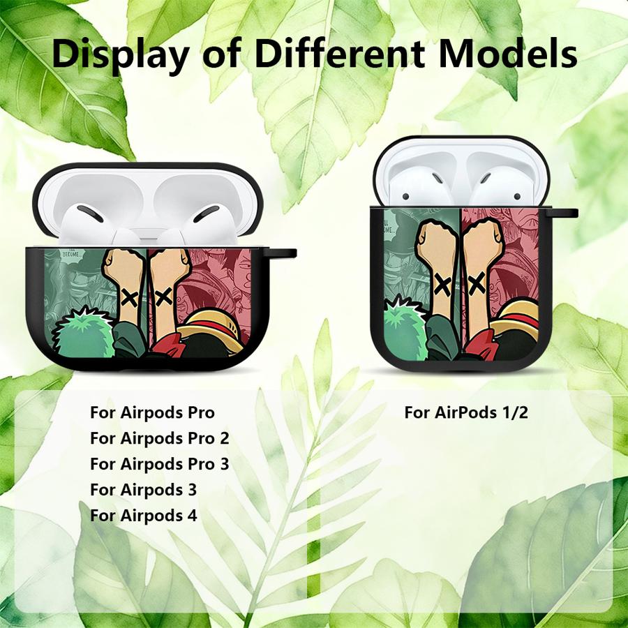 Cartoon One Piece Case For Airpods 3 Pro3 2 4 Pro2 Pro 1 Earphone Cases Cover