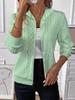Wome's Jackets Coats Autumn And Winter New Fashion Long Sleeve Knit Zipper Hoodie White Coat Tops Elegant Women Casual Clothing