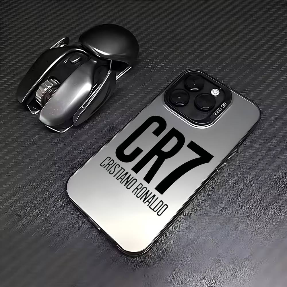 Cr7-Cristiano-Ronaldo Phone Case For iPhone 17, 16,15,14,13,12,11 Plus,Pro Max, Colorful Silver Funda Cover