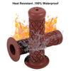 22mm 7/8"   Vintage Soft Rubber Handle Bar Hand Grips For Motorcycle Dirt Bike Black