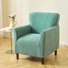 Leaves Jacquard Tub Chair Cover Stretch Club Sofa Cover Couch Armchair Slipcovers Elastic Single Sofa Covers Living Room Bar