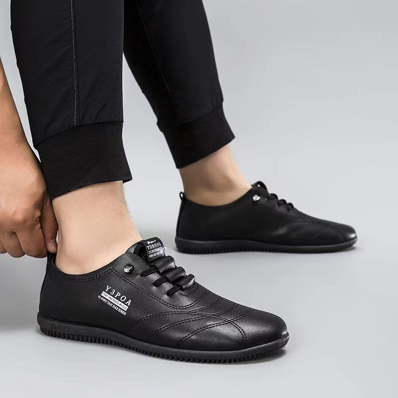 Popular Casual Sports Shoes Trendy Men's Shoes Comfortable Versatile Little White Shoes Driving a Pedal Doudou Shoes