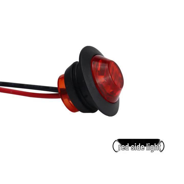 

12В/24В 3-светодиодный круглый габаритный фонарь и декоративный сигнальный фонарь для грузовика