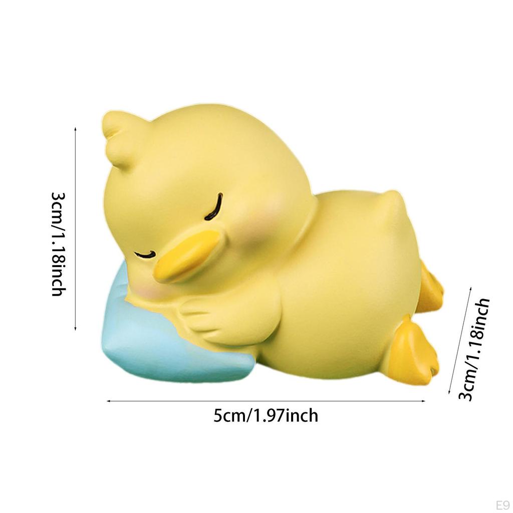 Adorable Duck Miniature for Car Interior Or Desk Decor
