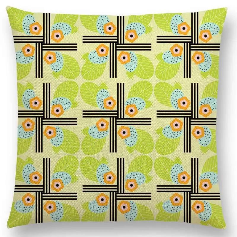 Newest Floral Sofa Pillow Case Geometric Landscape Tropical Joy Mandala Flowers Squares Arrow Cushion Cover