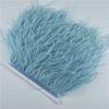 1M 5M 10Meters Ostrich Feather Skirt Fringe Trims 10-15Cm Ostrich Feather Ribbon Feathers For Crafts Wedding Feathers Decoration