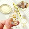 Cat Hair Storage Memorial Pendant Bag Charm,Pet Fur Keepsake Box,Keyring Diy Hangnging Decor Accessories,Gift For Cat Lovers