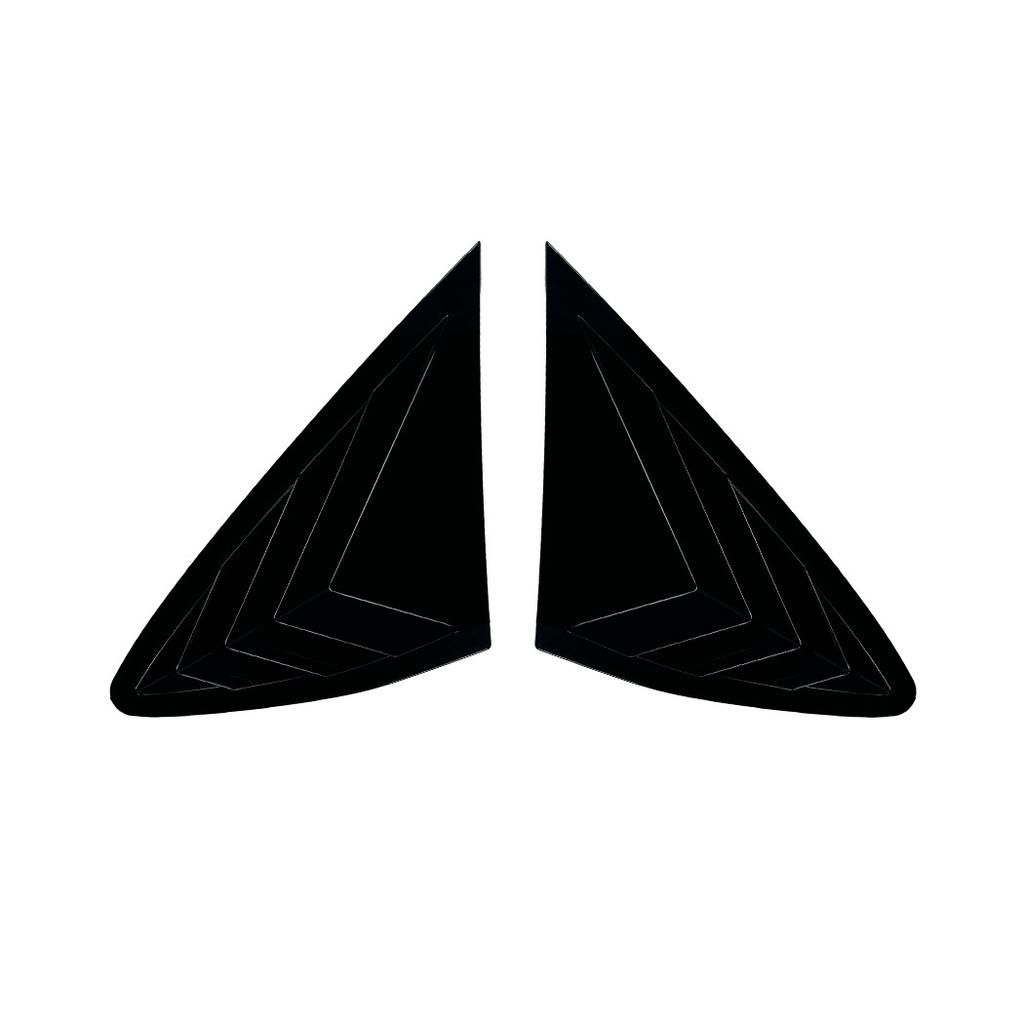 For Mercedes Benz GLC Coupe C253 2016- Car Rear Window Shutter Cover Trim Window Louver Side Vent Trim Auto Accessories