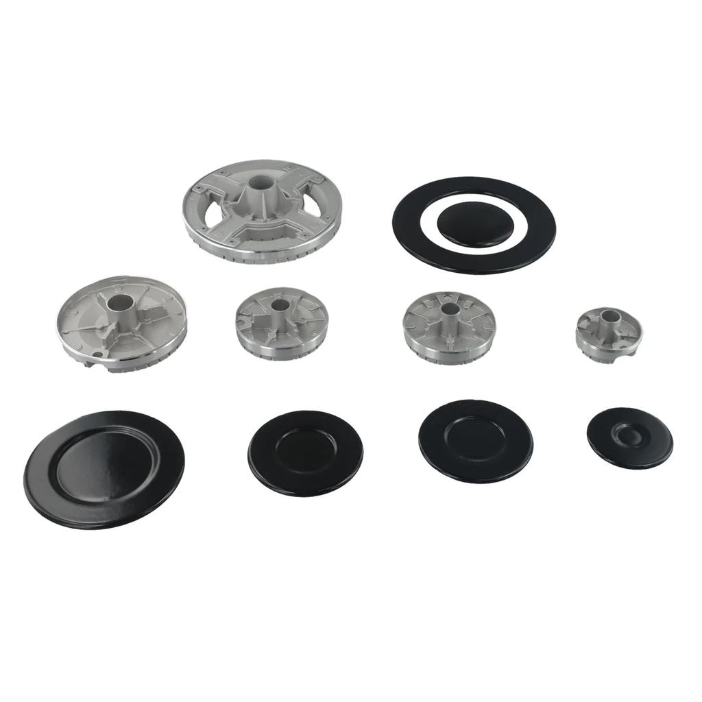 Gas Stove Burner Lid Cookware Hat Kit Upgraded Oven Gas Hob Burner Flame Cap Fits Most Gas Stove Burners Heat Distribution