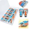CTRICALVER Terminal Ladder 2 6 Set Lever-type Connectors, Screw-type Blocks, Plug-in Set, Inputs, Outputs, 7-Piece