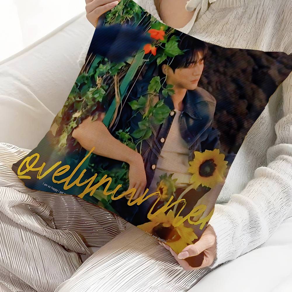 Koreanische Fernsehdramen Lovely R-Runner Kissenbezug Dekokissen Sofa Heimdekor Hülle Kissenbezüge