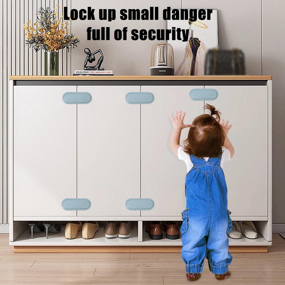 Baby Lock Kids Safety Locks Cabinet Door Lock Baby Protective Refrigerator Children Drawer Locks  Child Safety Lock