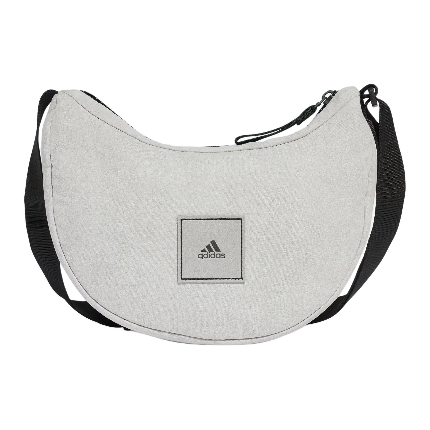 

New Adidas Polyester Shoulder Bag, Crossbody Bag Unisex Light Gray IV9830 24.9*5.1*15.0CM