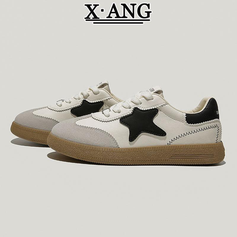 Retro women's soft-soled cowhide little white shoes children's autumn new casual sports shoes