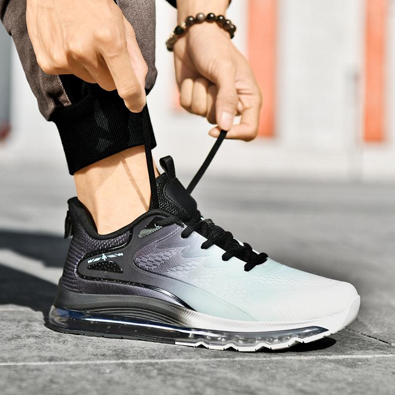 Herren Flyknit Mesh Laufschuhe mit Luftpolsterung & weicher Sohle - Lässig, leicht, trendiges Sommer-Schuhwerk für Marathon & sportliche Aktivitäten.