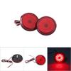 6.8cm Car LED Tail Rear Bumper Reflector Light Fog Brake Stop Lamp For Toyota Corolla Red