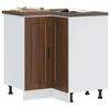 VidaXL Porto Corner Kitchen Cabinet Brown Oak Engineered Wood 853994