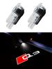 2Pcs Led Car Door Welcome Lights For 4dnvc A1 A3 8P 8V A4 A5 A6 A7 A8 Q3 Q5 Q7 Q8 Sline TT Projector Ghost Shadow Lamp dnvc4