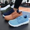 Men's Wide Toe Shoes Breathable Mesh Cushioning Lightweight Comfortable Sneakers Marathon Running Shoe Minimalist Big Foot Shoes
