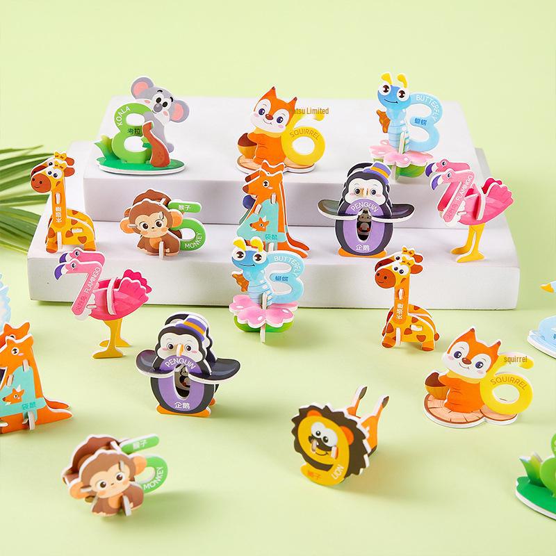 3D Animal Insect Jigsaw Puzzle: Creative DIY Toys for Early Childhood Education