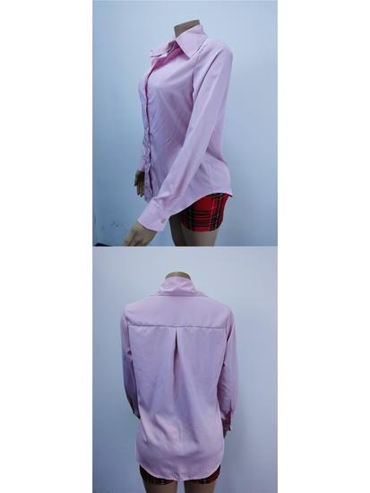 Women's Solid Color Long Sleeve Casual Lapel Shirt - New Spring/Summer Fashion