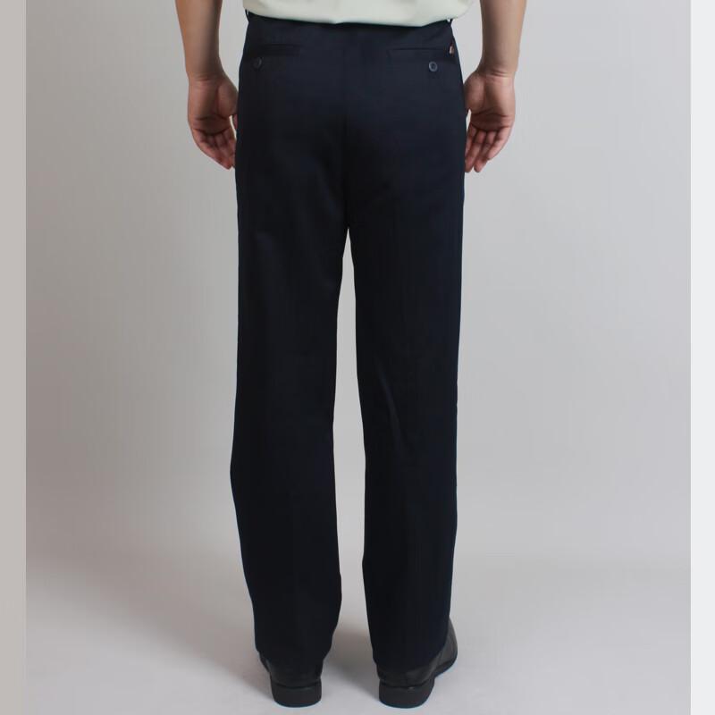 Yáyùn Men's Four-Season 99% Cotton Business Casual Straight-Leg Pants