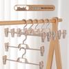 Pants Rack: Non-Marking Clips & Multifunctional Hanger for Wardrobe, Underwear, and More
