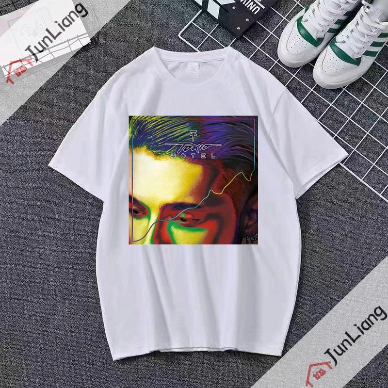 Italian Rock Band Tshirts for Women Maneskin Harajuku Streetwear Sportswear Man Kpop Goth Clothes Short Sleeved Tshirt Tops