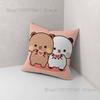Cartoon Lovely Cute BuBu DuDu Pillow Case For Sofa Decor Car Office Room Printing Cushion Cover Decorations and Protector