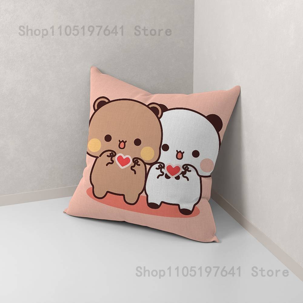 Cartoon Lovely Cute BuBu DuDu Pillow Case For Sofa Decor Car Office Room Printing Cushion Cover Decorations and Protector