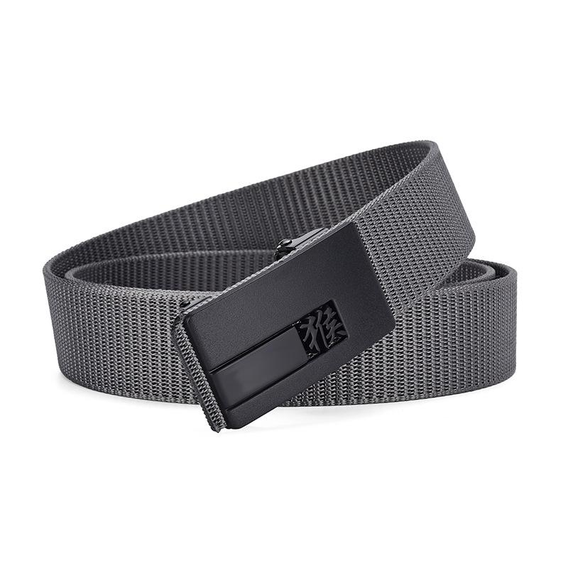 Zodiac Toothless Canvas Belt Simple Automatic Buckle Imitation Nylon Belt Casual Men'S Belt