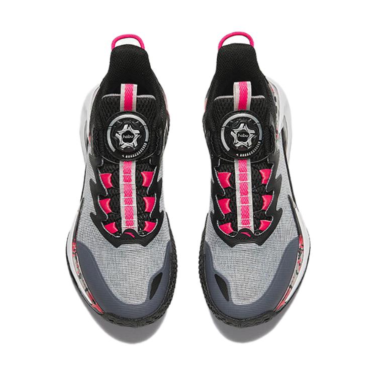 Anta Kids Crazy Spike Outdoor Professional Non-Slip Breathable Low-Top Basketball Shoes Kids sneaker Gray Red 312431111-8