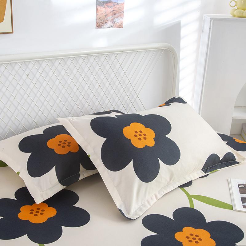 2 Piece Simple Style Pillow Case Cover Plain Dyed   Pillowcase Polyester Pillow Cases For Kids Adults 48cm*74cm48