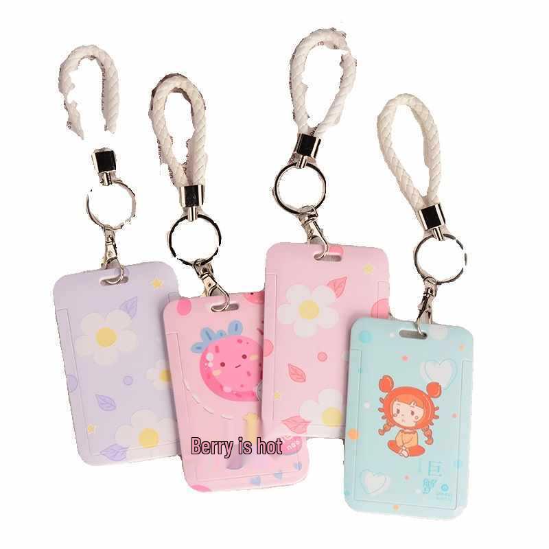 Cartoon Constellations Badge Holder Lanyard for Student IDs or Work Permits